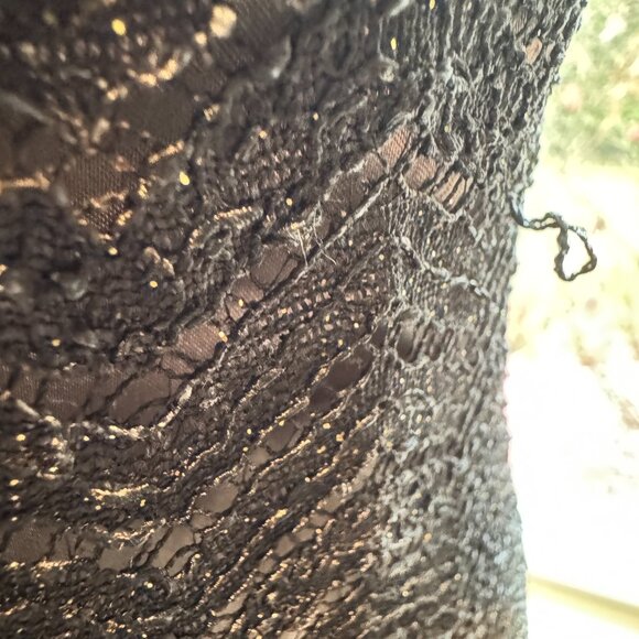 Jump Apparel Long Formal Black Ombre Chevron Strapless Gown Dress - Picture 11 of 16